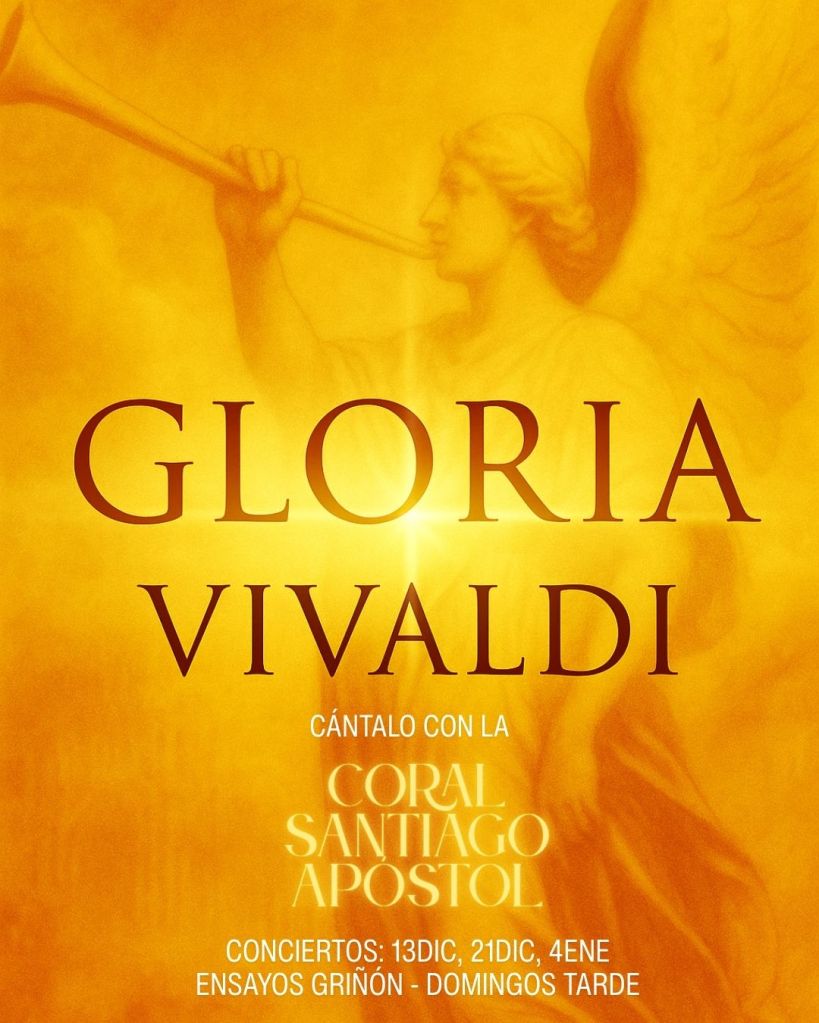 Canta el Gloria de Vivaldi con la Coral Santiago Apóstol esta Navidad